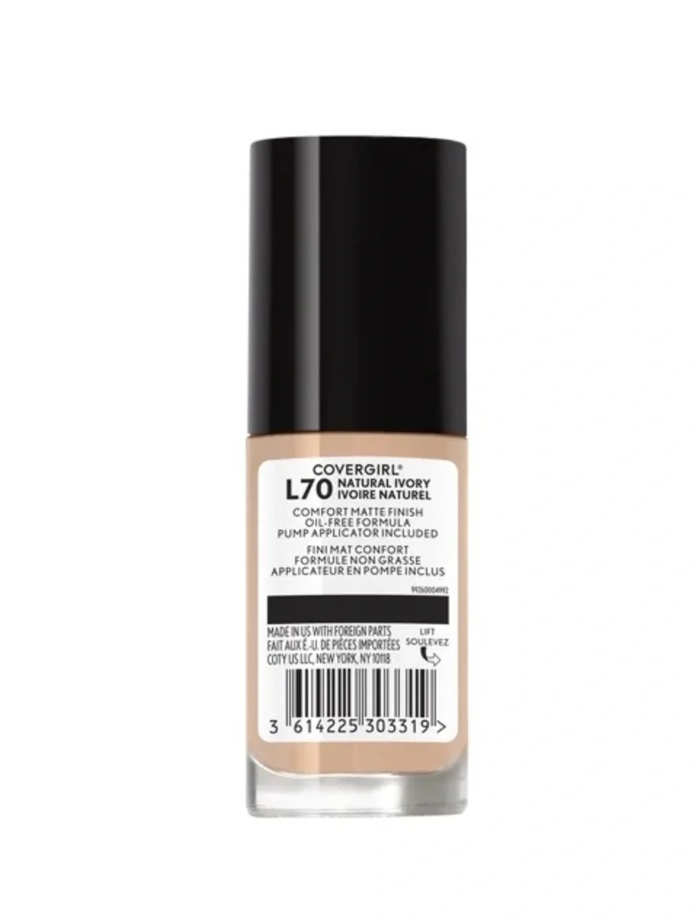 CoverGirl TruBlend Matte Made L70 Natural Ivory Foundation 1 oz